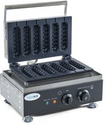 Resim Cemko Çubukta Waffle Makinası 6 Gözlü Zaman Ayarlama Özelliği 