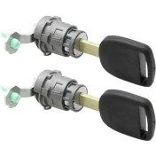 Resim Comely Honda 2 Tuşları Için Sol ve Sağ Yan Kapı Kilit Silindirleri (Yurt Dışından) 