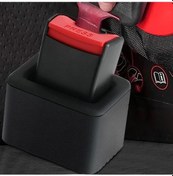 Resim Topnotch 2 Adet Black Ergonomik Kırmızı Kilit Mekanizmalı Emniyet Kemeri Kilidi Kolay Montaj 