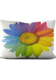 Resim Paradero Gökkuşağı Çiçekli Yastık Kılıfı 