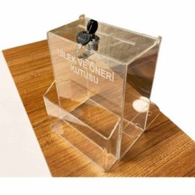 Resim Pleksi Dilek Öneri Ve Şikayet Kutusu 1 Adet 