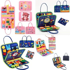 Resim 25’i 1 Arada Çocuklar için Eğitici Aktivite Oyuncak, Hassas Motor Becerilerini Geliştiren Duyusal Tahta - Uçak ve Arabaya Seyahat Oyuncağı, Kız ve Erkek Çocukları İçin Hediye, Etkileyici Oyun,Çocuk Güvenli Malzeme 