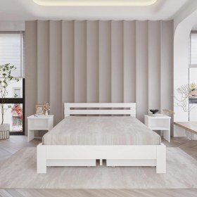 Resim 4 Çekmeceli Letto Mdf Karyola | Tek ve Çift Kişilik Yatak Uyumlu, Kolay Kurulum 