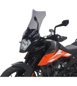 Resim GP Kompozit KTM 250 / 390 Adventure 2020-2024 Uyumlu Ön Cam Füme 49 cm 