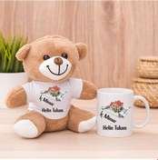 Resim Iç Mimara Hediye Peluş Ayıcık Ve Kupa Bardak 
