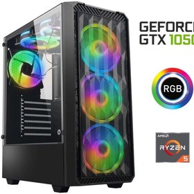 Resim XASER Xsr553 Ryzen 5 5600 16GB Ram 256GB M.2 NVMe SSD 4GB GTX1050 Ti Ekran Kartı Oyun Bilgisayarı 