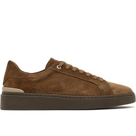 Resim Derimod Erkek Taba Bağcıklı Deri Sneaker,Kışlık Spor Ayakkabı 25WFD707010 