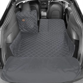 Resim Haegs Araç Bagaj Örtüsü, Evcil Hayvan Köpek Bagaj Matı, Suv, Pickup Van Bagaj Havuzu - Large - Gri 