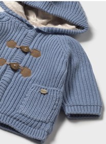 Resim Mayoral Newborn Erkek Bebek Kürk Astarlı Triko Hırka Mavi Mavi 