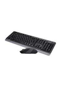 Resim A4 Tech Fg1010 Gri F Mm 2.4g Kablosuz Klavye Mouse Set 