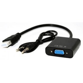 Resim BEEK BA-HA-HD15-1 HDMI TO VGA ÇEVİRİCİ ADAPTÖR 