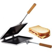 Resim Taşhan Ocak Üstü Granit Kaplama Yanmaz Yapışmaz Döküm Tost Makinesi 