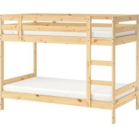 Resim Ahşap Ranza 1.sınıf Sarıçam 190x90 