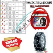 Resim Araç Kar Patinaj Zinciri Takmatik Takviyeli 165X70X14 