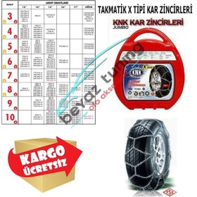 Resim Araç Kar Patinaj Zinciri Takmatik Takviyeli 195X55X13 