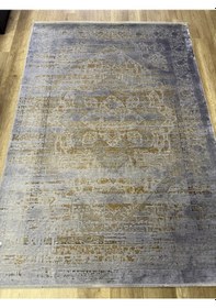 Resim Hoom Rugs Exclusive Aura 8598 Silver Özel Salon Halısı Gri Mor 