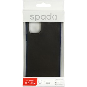 Resim Spada iPhone 11 Pro Max Duo TPU Kılıf - Siyah / Lacivert 
