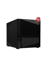 Resim Asustor 4diskli Celeron N5105 Qc-16gb Ram-2-2.5gbe Nas Server As5404t 47911 