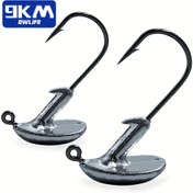 Resim 9KM DWLIFE Ağır Hizmet Tipi Tumbler Başlık Kancası - Yumuşak Yem için Güvenli Halkalı Keskin Balıkçılık Kancası, Tatlısu/Tuzlu Su, Dayanıklı Olta Malzemesi - Balıkçılar İçin İdeal Hediye (Paskalya, Anneler Günü, Bağımsızlık Günü), Balıkçılık Ekipmanı, Şık Metalik Kaplama, Sağlam Yapı 