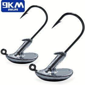Resim 9KM DWLIFE Ağır Hizmet Tipi Tumbler Başlık Kancası - Yumuşak Yem için Güvenli Halkalı Keskin Balıkçılık Kancası, Tatlısu/Tuzlu Su, Dayanıklı Olta Malzemesi - Balıkçılar İçin İdeal Hediye (Paskalya, Anneler Günü, Bağımsızlık Günü), Balıkçılık Ekipmanı, Şık Metalik Kaplama, Sağlam Yapı 