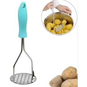 Resim Şirin Aksesuar Home Metal Patates Ezici Plastik Saplı 
