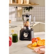 Resim 11'li Çok Amaçlı Mutfak Robotu, Siyah Gümüş, Güçlü 2500 W 