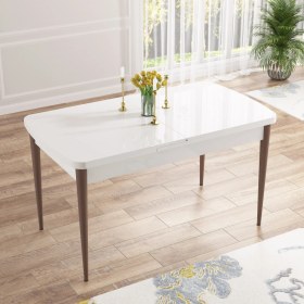 Resim Canisa Concept Nef Serisi 70 x 114, Açılabilir Mdf Mutfak Masası, Yemek Masası 
