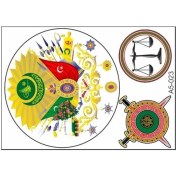 Resim A5 Sticker 035 Tek Paket Çoklu Sticker 