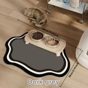Resim Köpek Besleme Matı - Dayanıklı Polyester Pet Yemek ve Su Kabı Pedi, Küçükten Orta Boy Köpekler İçin Kolay Temizlik Tasarımı, Pati Geçirmez ve Dayanıklı 