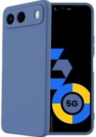 Resim Tecno Spark 40 5g Uyumlu Silikon Kılıf - Pastel Renk Tonu Kamera Korumalı Esnek Kapak-lacivert 