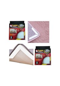 Resim Flamme Halı Kaydırmaz Pedler 8 Adet Renkli 