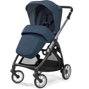 Resim Inglesina Electa+ Tek El Tek Hamle ile Katlanıp Açılan Çift Yön Bebek Arabası - Hudson Blue 