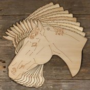 Resim 10 adet Vintage Tarzı Ahşap At Baş Kesitler - İnce İşlemeli, DIY El Sanatları, Ev ve Bahçe Dekoru için İdeal, Düğünler, Noel, Sevgililer Günü ve Daha Fazlası için Mükemmel - Asılabilir, Tatil Dekorasyonları|Vintage Ahşap Baş|İşleme Detayları, At Sevdalıları Hediyesi 