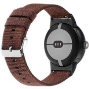 Resim Qyouth Yedek Saat Spor Pixel 41mm Naylon Kayış Kahverengi Google 3 2/- Dm 