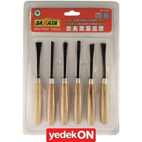 Resim Ahşap Oyma Seti 6 Parça (Bilisterli) Wd1006 Sakata 