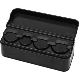 Resim Anjiexun Araba Parası Tutucu Para Değiştirme Düzenleyici Depolama Para Para Dağıtıcı 