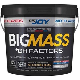 Resim Bigjoy Bigmass Gh Factors Karbonhidrat Tozu 5000gr - Mix Aromalı 