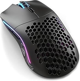Resim Glorious Model O RGB Minus Kablosuz BAMF Sensörlü 19000 DPI 65 gram Gaming Mouse Mat Siyah 