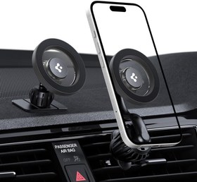 Resim Spigen MagSafe Araç içi Telefon Tutucu 2in1 Air Vent & Dashboard iPhone & MagFit - ACP08314 Outlet 