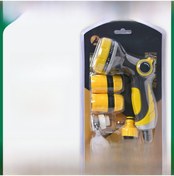 Resim Vkemall Huabangshi Hbs-8422 10 Fonksiyonlu Parmak Tuşlu Sulama/yoğun Su Fıçısı Seti 5 Parça Sarı - Abs+tpr Kaplama, Yoğun Su Akışı, Uzak Menzil 