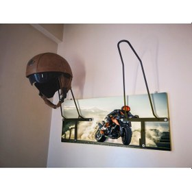 Resim Özel Fotoğraflı Kask Askısı, Motorcu Kask Askısı, Personalv77 