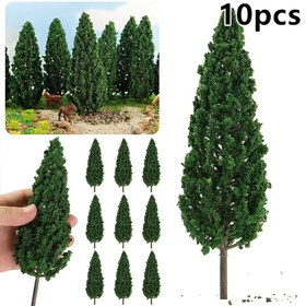 Resim 10 adet 6.81 cm Ölçekli Ağaçlar, Kum Tablosu Modelleri için Uygun, Minyatür Peyzajlar, Tren Düzenlemeleri, Mimarlık Modelleri, Savaş Oyunları, Park Manzaraları, Kendin Yap El Sanatları, Gerçekçi Dekoratif Ağaclar 