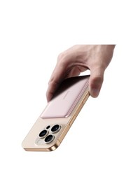 Resim Baseus Picogo 0.3'' Ultra İnce 5000mah Magsafe Kablosuz Powerbank, Pembe Pembe 