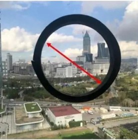Resim Ayarlanabilir Cam Menfezi, Beyaz, Soğuk Hava Engelleyici 
