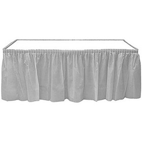 Resim Roll-up Gümüş Masa Eteği Plastik 