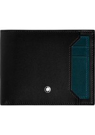 Resim Mont Blanc Montblanc Soft Çıkarılabilir Kartlıklı 6lı Cüzdan 198745 Siyah 