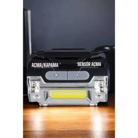 Resim MegaSepet Kafa Lambası Kamp Feneri Balıkçı Feneri Başlıklı Suya Dayanıklı - ME001W-51O199 