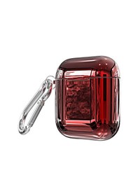 Resim Ekılıf - Apple Uyumlu AirPods 1.nesil - Kılıf Darbelere Karşı Dayanıklı Silikon Kılıf Airbag 08 - Kırmızı 