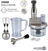 Resim TEFAL 1,5 Litre Geniş Cam Hazneli Premium Yüksek Kaliteli Mutfak Robotu - 1500w 