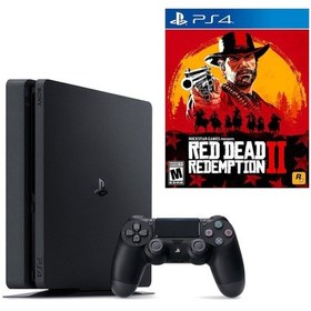 Resim Playstation 4 Slim 500 GB + Ps4 Red Dead Redemption 2 